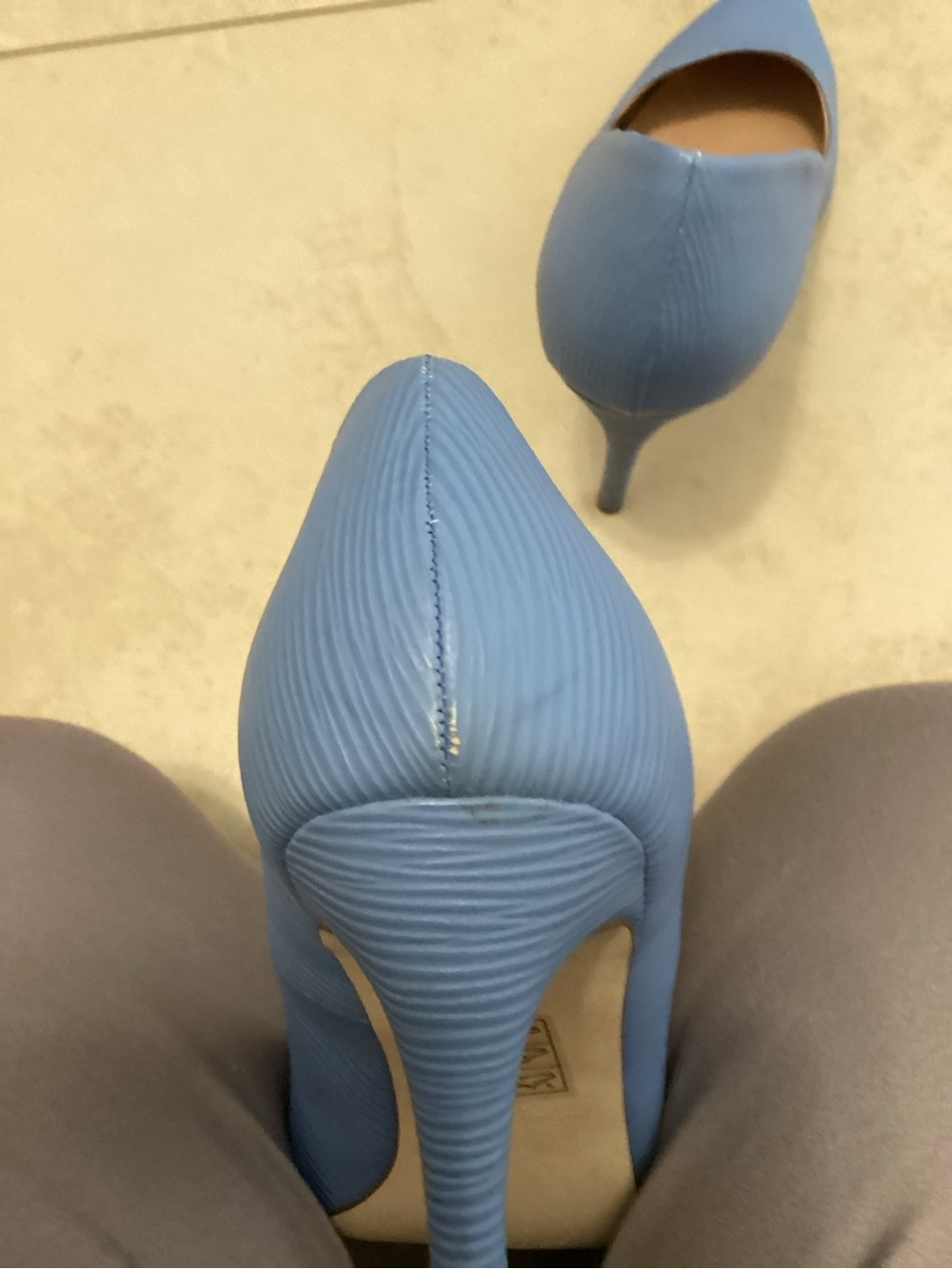 Call It Spring Blue Heels - Picture 6 of 6